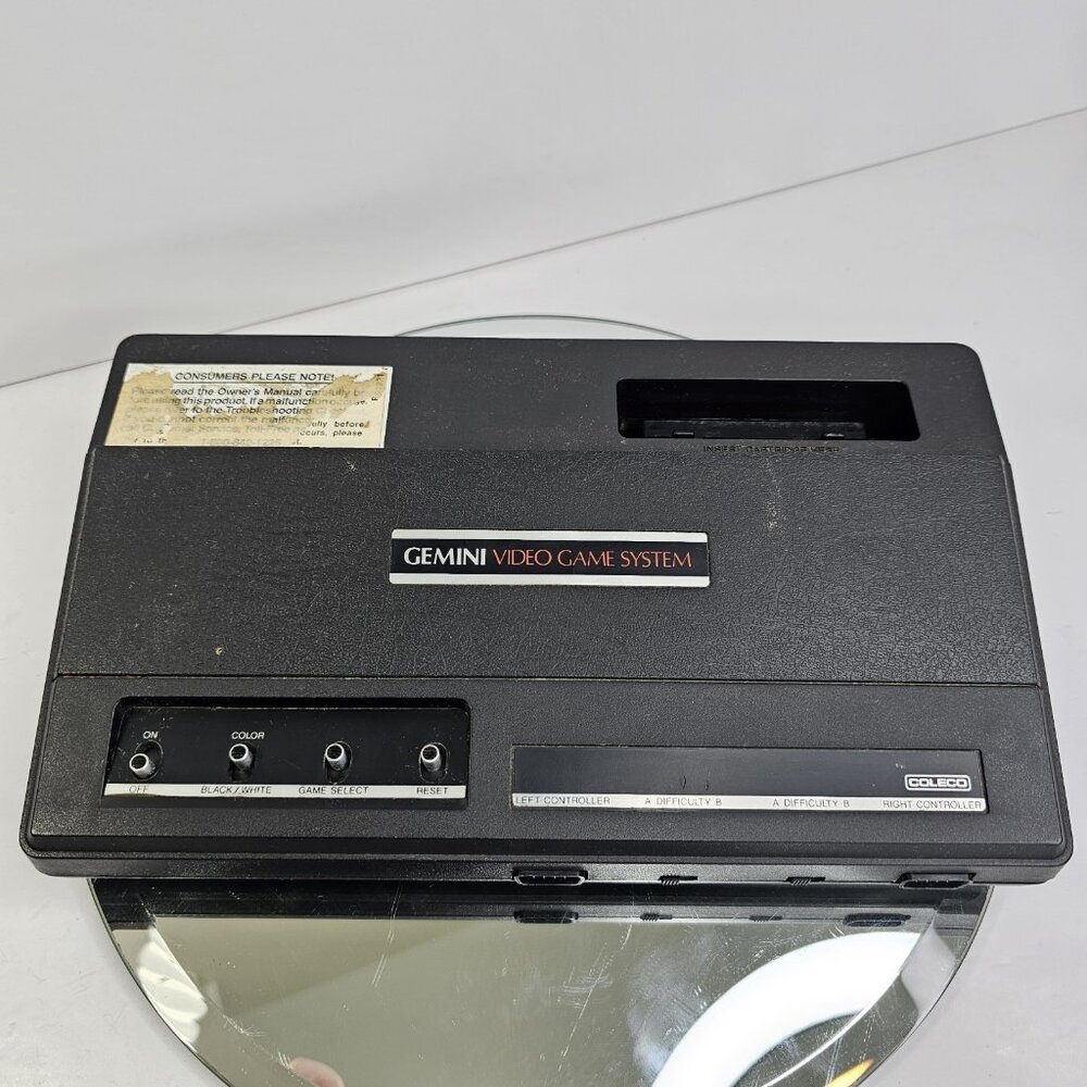 Coleco Gemini Video Game System R98676 Console Vintage For Parts/Repair UNTESTED